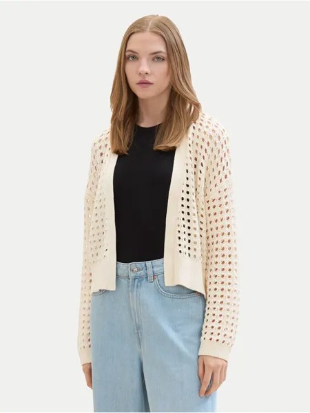 Кардиган Tom Tailor Denim, бежевый