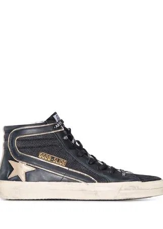Golden Goose высокие кеды Slide