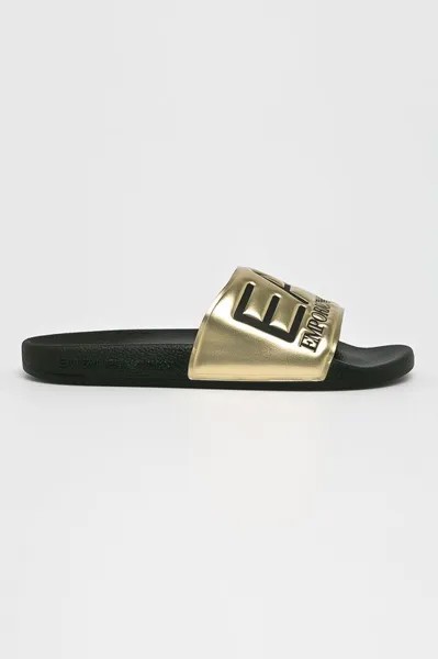 Шлепанцы EA7 Emporio Armani, золото