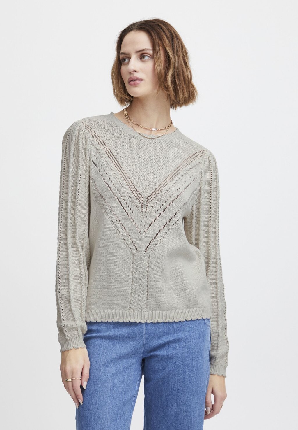 Джемпер IRMADELE LS Atelier Rêve, бежевый