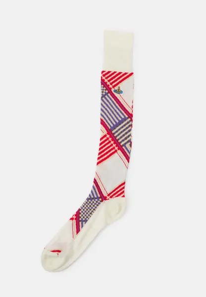 Носки COMBAT TARTAN HIGH SOCK Vivienne Westwood, белый