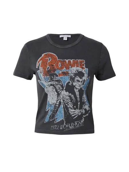 Рубашка TOPSHOP David Bowie, светло-серый