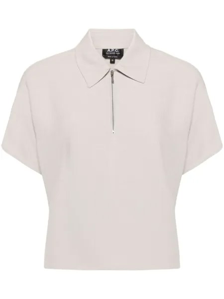 A.P.C. блузка Roxy с короткими рукавами, серый