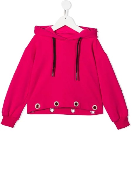 Gaelle Paris Kids декорированное худи с кулиской