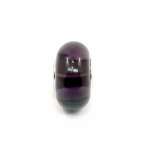 Handinsilver ( Посеребриручку ) Подвеска-шарм из муранского стекла Lampwork фиолетовый (1шт)