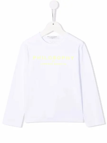 Philosophy Di Lorenzo Serafini Kids футболка с длинными рукавами и логотипом
