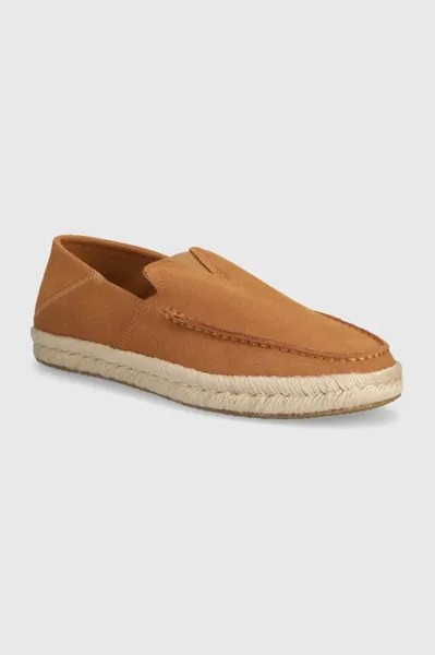 Замшевые эспадрильи Alonso Loafer Rope Toms, коричневый