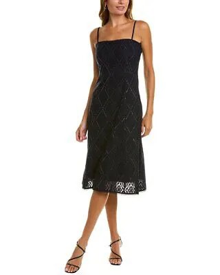 Donna Karan Женское платье миди с пайетками