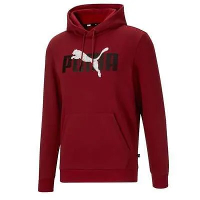Puma Layered Graphic Pullover Hoodie Mens Size XL Повседневная верхняя одежда 848018-22