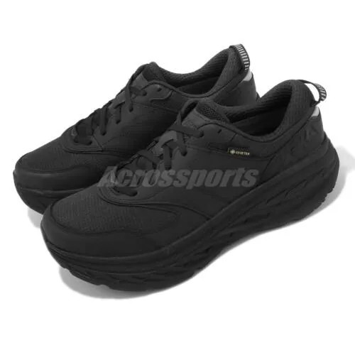 Hoka U Bondi L GTX Gore-Tex Черные мужские кроссовки для бега 1129973-BBLC