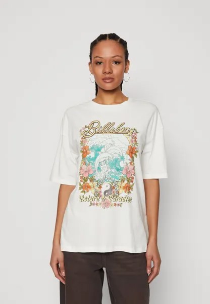 Футболка с принтом RETURN TO PARADISE Billabong, цвет salt crystal