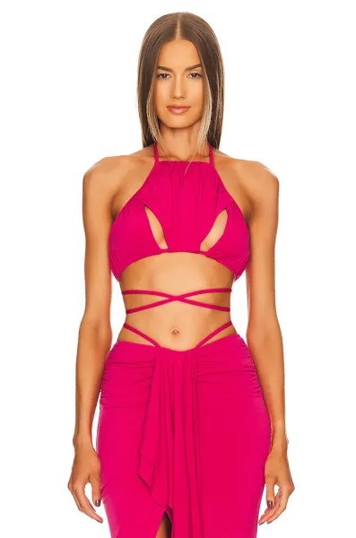 Топ Michael Costello x REVOLVE Trent, цвет Hot Pink