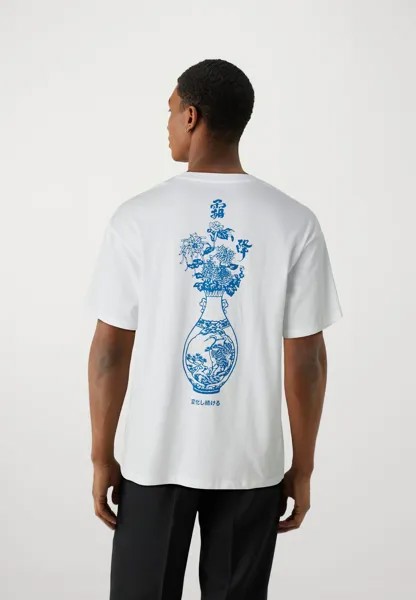 Футболка с набивным рисунком Jorvase Tee Crew Neck Unisex Jack & Jones, ярко-белая