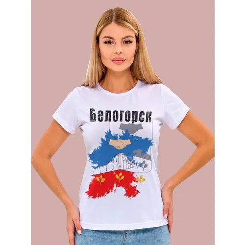 Футболка Филя. Леди, размер 2XL, белый