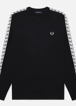 Мужской лонгслив Fred Perry LS Taped, цвет чёрный, размер XXL
