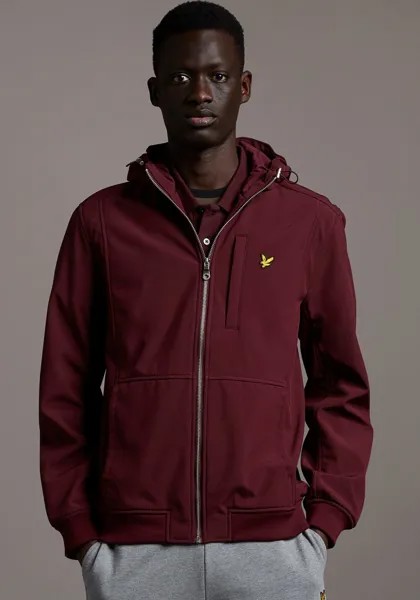 Межсезонная куртка Lyle & Scott, бургундия