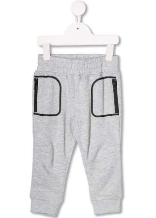 Stella McCartney Kids спортивные брюки с карманами на молнии