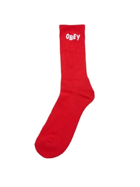 Носки OBEY Obey Jumbled Socks Hot Red/White