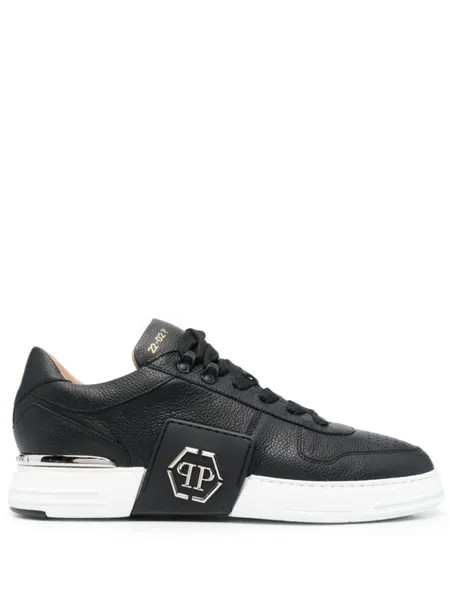 Philipp Plein кеды с логотипом Hexagon, черный
