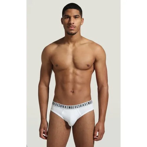 Трусы BIKKEMBERGS Essential, комплект из 2 шт., размер L, white