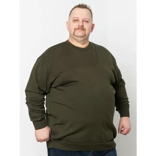Пуловер Turhan, размер 6XL, хаки