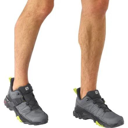 Походные кроссовки X Ultra 4 GTX мужские Salomon, цвет Quiet Shade/Black/Evening Primrose