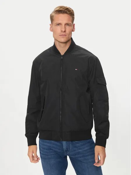 Бомбер обычного кроя Tommy Hilfiger, черный