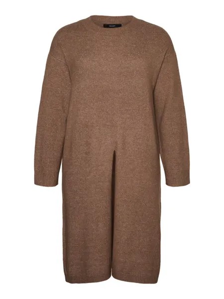 Вязанное платье Vero Moda Phillis, коричневый