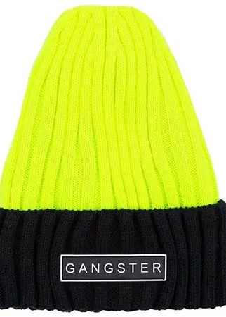Шапка-резинка с отворотом зимняя Nikastyle 11з14921 (салатовый, размер 50-54)