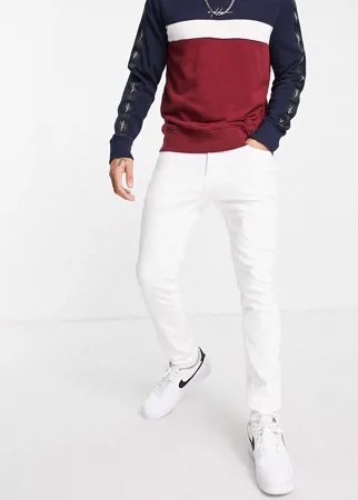 Белые супероблегающие джинсы Hollister-Белый
