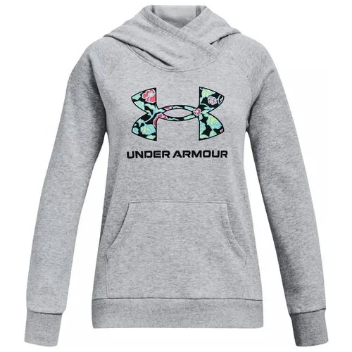 Лонгслив Under Armour Rival Logo Hoodie Дети 1366399-035 YSM