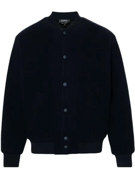 A.P.C. бомбер Mick в рубчик, синий