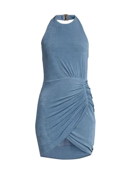 Мини-платье Yara с рюшами Significant Other, синий