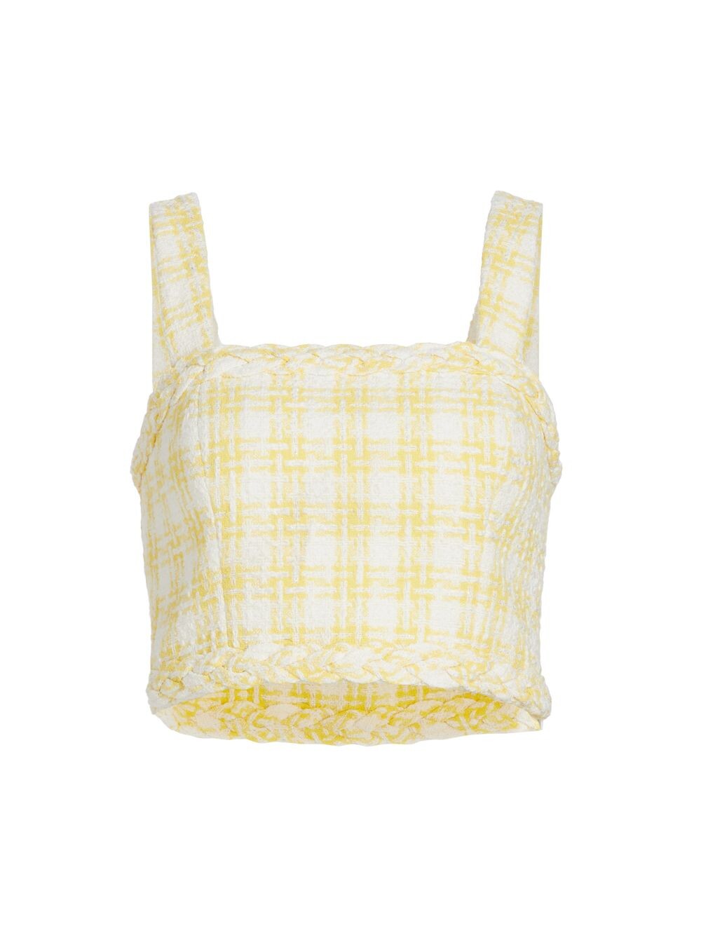 Топ Maily Gingham Veronica Beard, белый