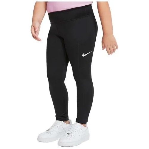 Легинсы NIKE, размер XL(122-128), черный
