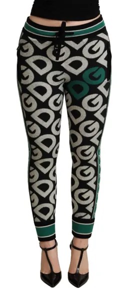 Брюки DOLCE - GABBANA Разноцветные спортивные брюки DG Mania Joggers IT36 / US2 / XS