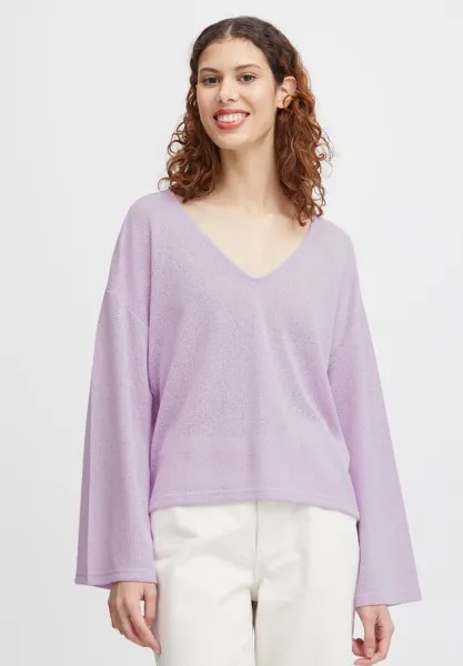 Джемпер SIF V NECK b.young, фиолетовый