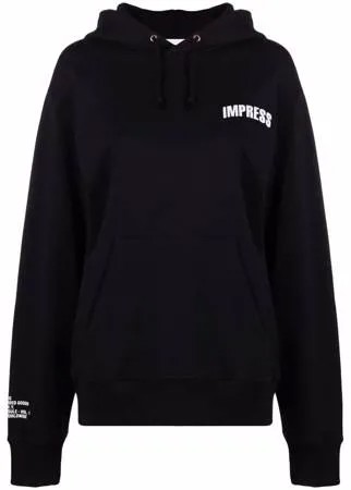 Helmut Lang худи Impress с надписью