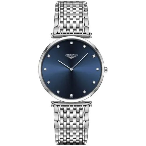 Наручные часы LONGINES La Grande Classique de Longines, серебряный, синий