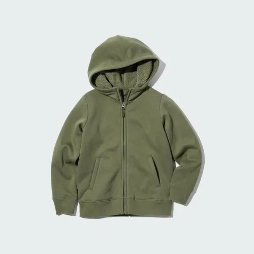 Толстовка Uniqlo, размер 5-6Y(120), зеленый