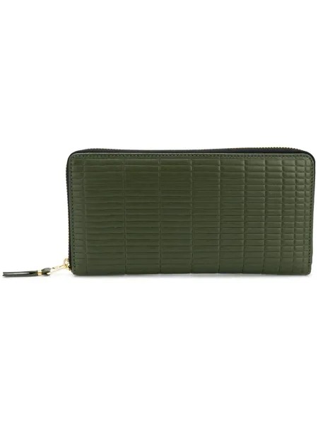 Comme Des Garçons Wallet embossed zip around wallet