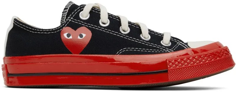 Черно-красные низкие кеды Converse Edition Chuck 70 Comme des Garçons Play