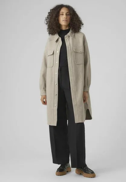 Полупальто VMVINCE LONG BOXY LS Vero Moda, цвет silver mink