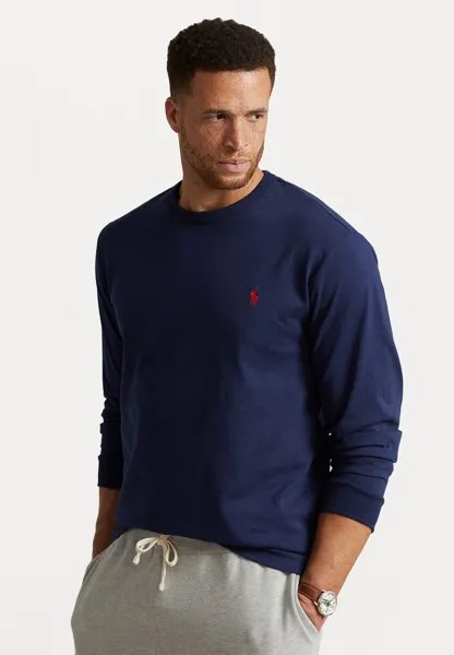 Футболка с длинными рукавами LONG SLEEVE Polo Ralph Lauren Big & Tall, темно-синий Ньюпорт