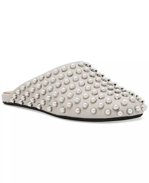 Женские сабо-мюли с блестящими украшениями Steve Madden, белый