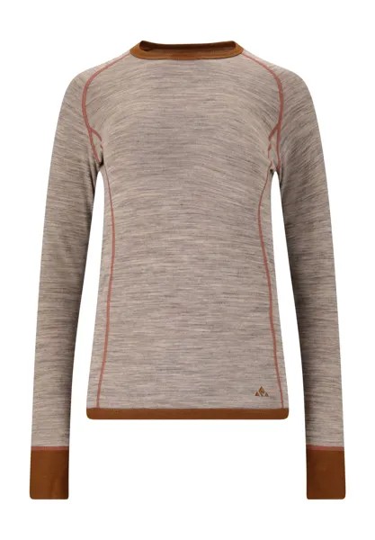 Лыжная и спортивная майка BRANDI с высоким содержанием шерсти мериноса WHISTLER, цвет Light Grey Melange