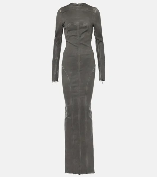 Джинсовое платье Rick Owens, серый