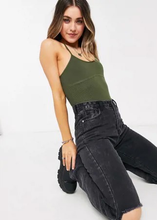 Трикотажное поло цвета хаки от комплекта ASOS DESIGN-Зеленый цвет