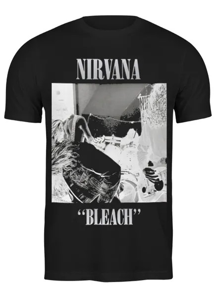 Футболка мужская Printio Nirvana bleach album t-shirt черная S