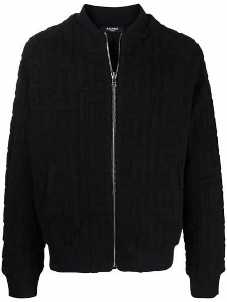 Balmain бомбер с монограммой